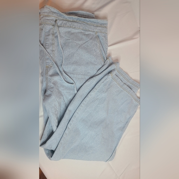 Universal Thread Women's Pull-on Pants Sz 16R Drawstring Wide Leg - Picture 2 of 7